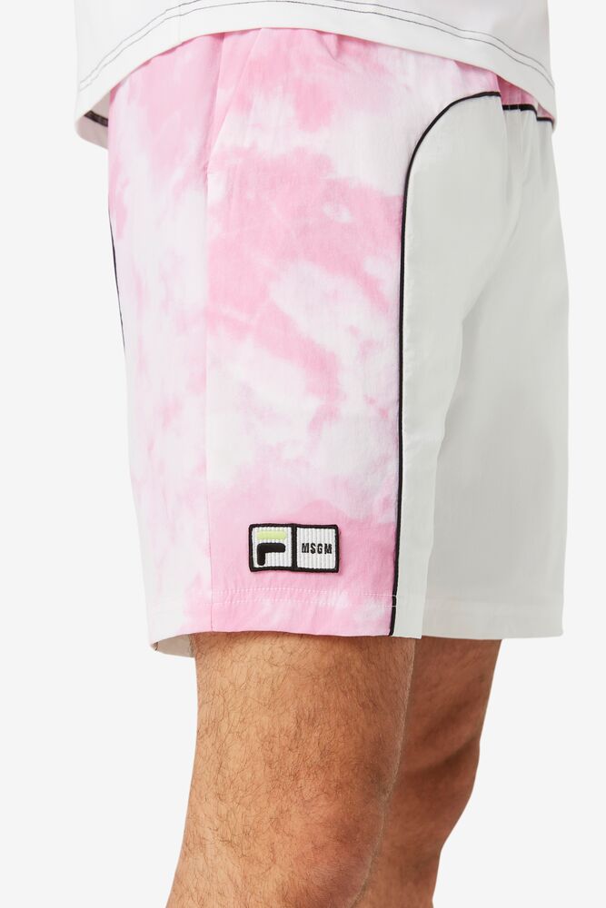 Msgm X Fila Printed Short 543 Homme|PTKU-97741608