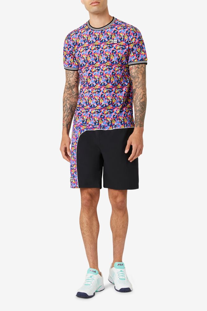 Msgm X Fila Printed Short 002 Homme|NCAN-17110944