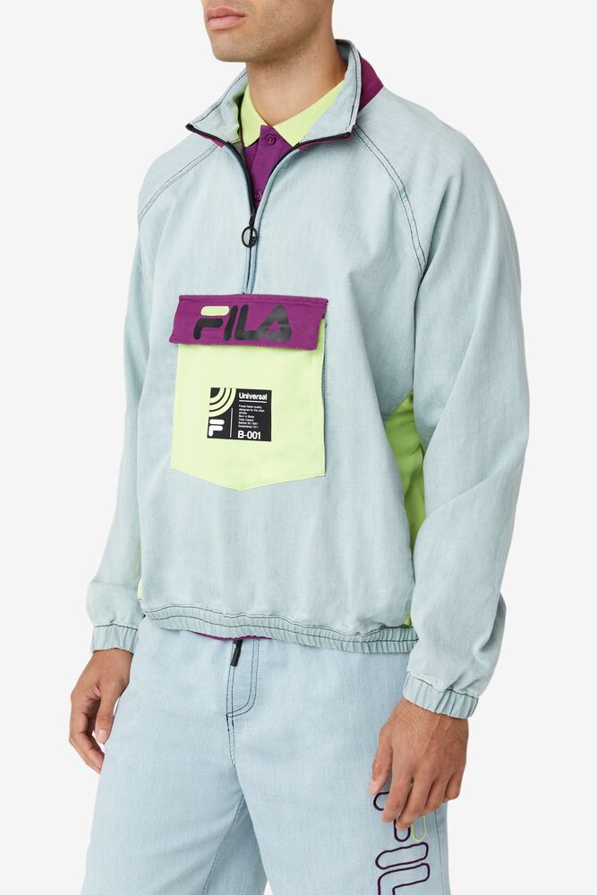 Doug 1/4 Zip Track Top 470 Homme|EVZA-41527001