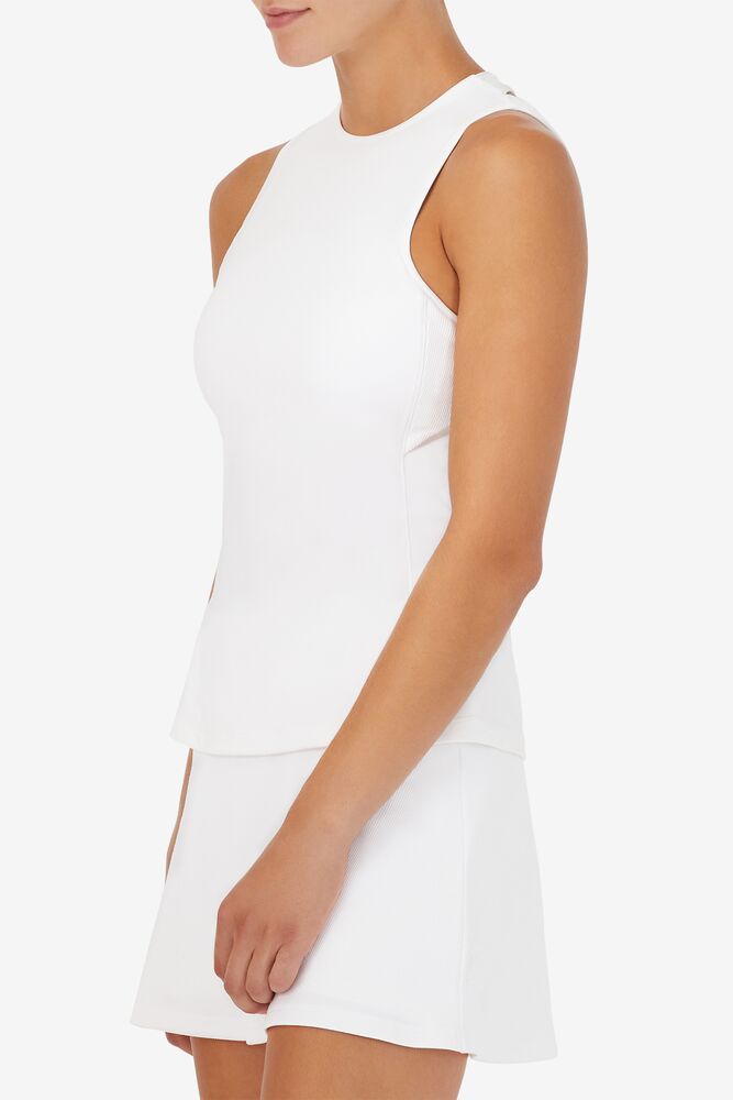 Blanc Line Racerback Tank 100 Femme|WMVF-84440003