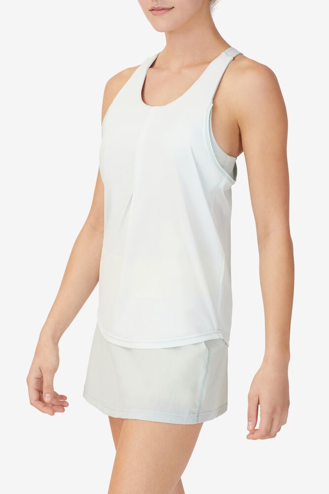 Tie Breaker Double Layer Racerback Tank 394 Femme|EOML-65724267