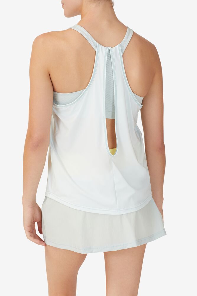 Tie Breaker Double Layer Racerback Tank 394 Femme|XPVG-70713690