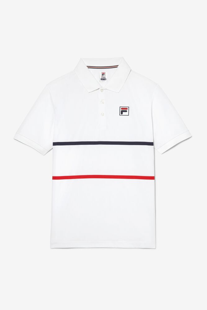 Heritage Tennis Striped Polo 100 Homme|BEAQ-97886046