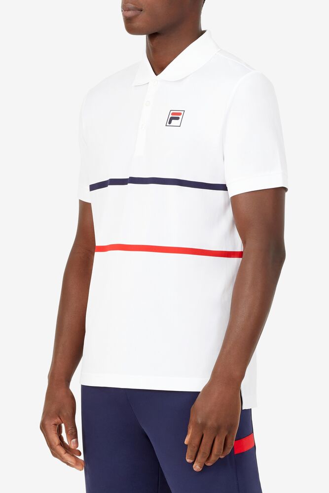 Heritage Tennis Striped Polo 100 Homme|BEAQ-97886046