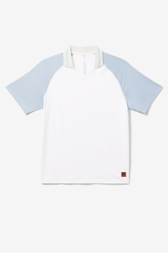 Cross Court V-neck Polo 100 Homme|YSYF-13074394