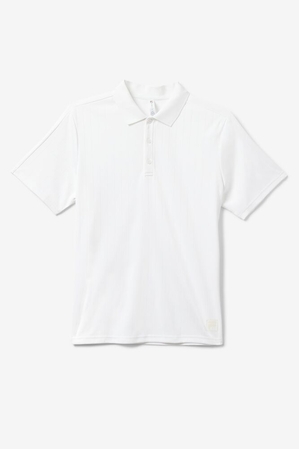 Blanc Line Pin Stripe Polo 100 Homme|FJHV-06849126