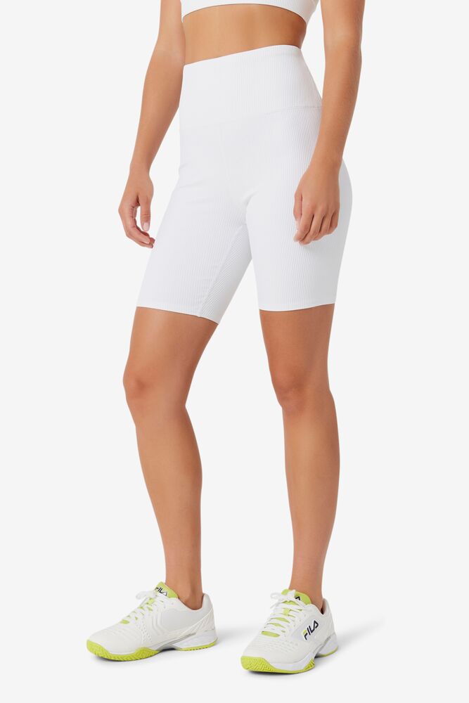 Ribbed Essentials | Cam High Rise Bike Short 100 Unisex|PHOG-49390911