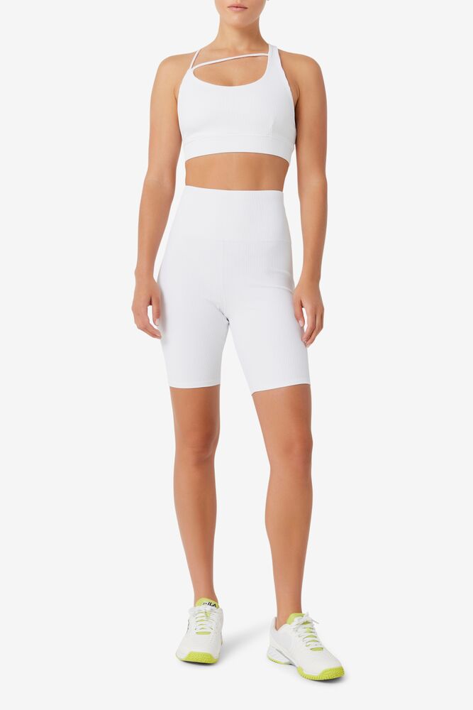 Ribbed Essentials | Cam High Rise Bike Short 100 Unisex|PHOG-49390911