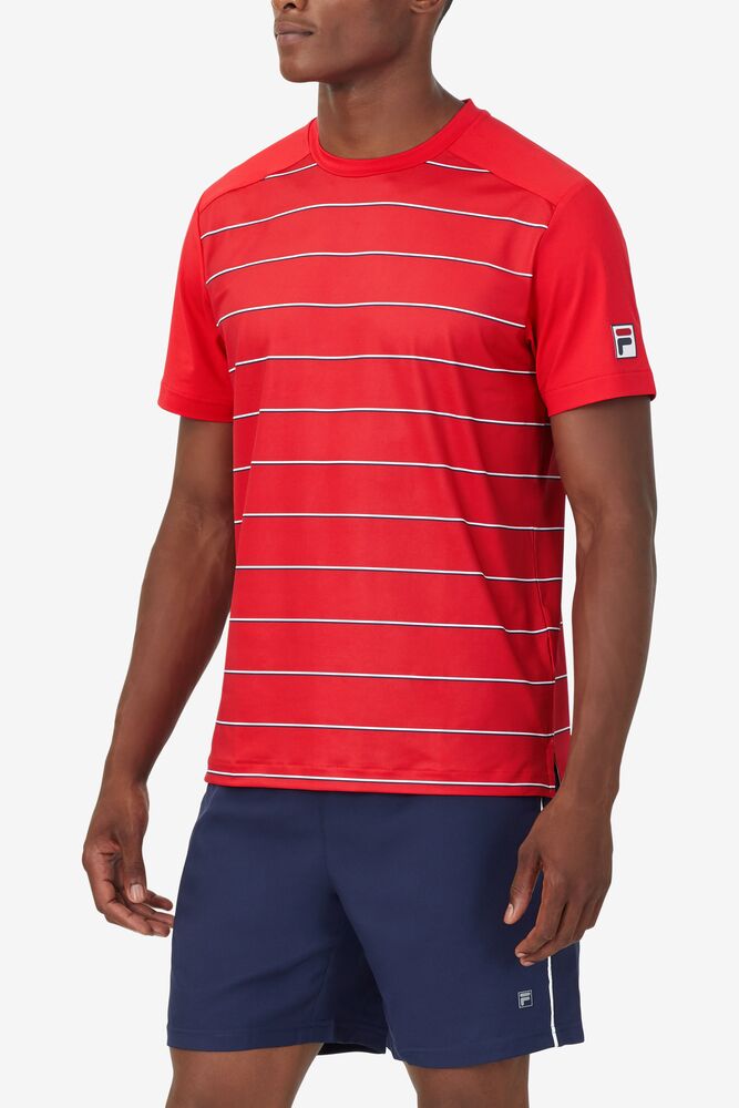 Heritage Tennis Striped Crew 622 Homme|LVDC-71799176