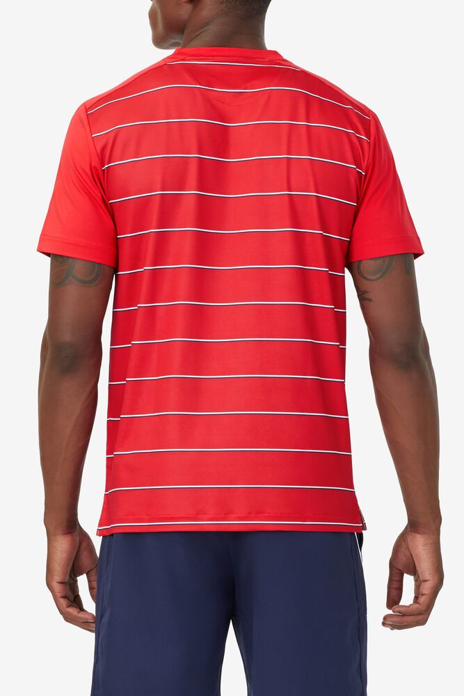 Heritage Tennis Striped Crew 622 Homme|LVDC-71799176