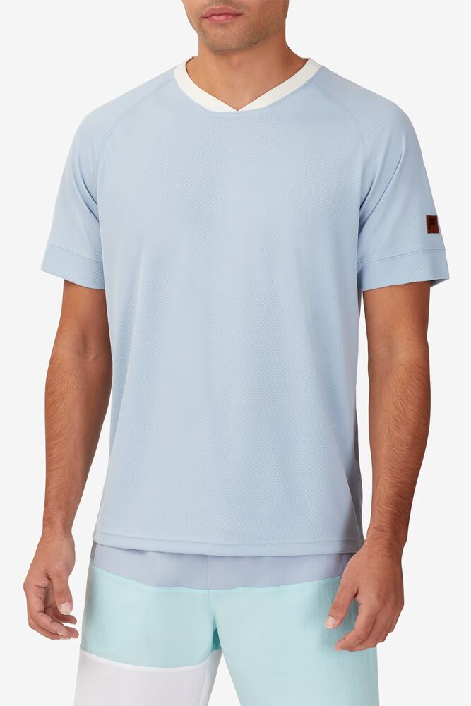 Cross Court Short Sleeve Crew 450 Homme|KWWI-43383883