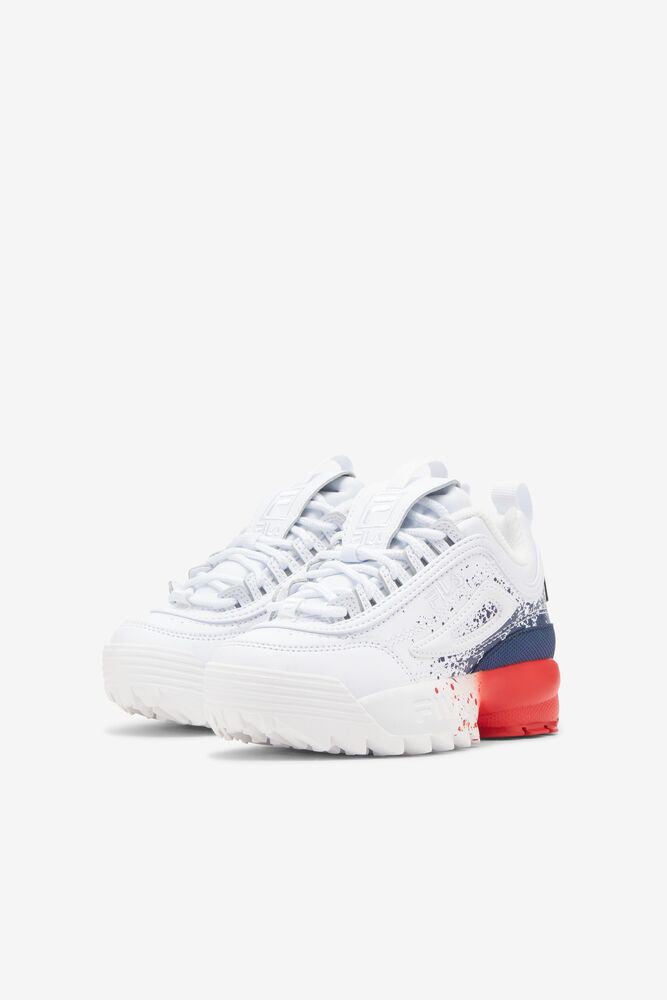 Fila Enfants Disruptor 2 Splatter Wht/Fnvy/Fred Enfants|LAXZ-34691750