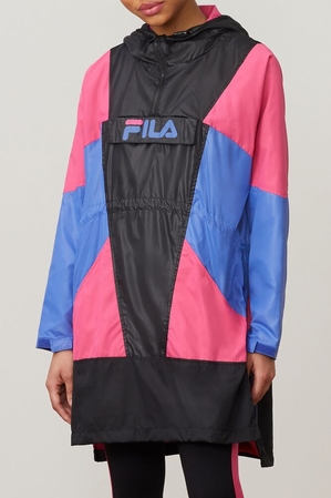 Harlow Anorak Blk/Mage/Ampb Fila Femme|LCWO-89861268