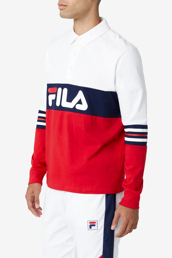 Syd Long Sleeve Polo 100 Homme|QFMP-02874751