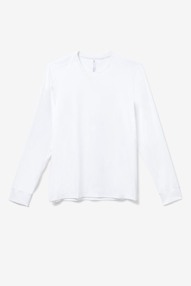 Blanc Line Long Sleeve Top 100 Homme|AXOK-17654945