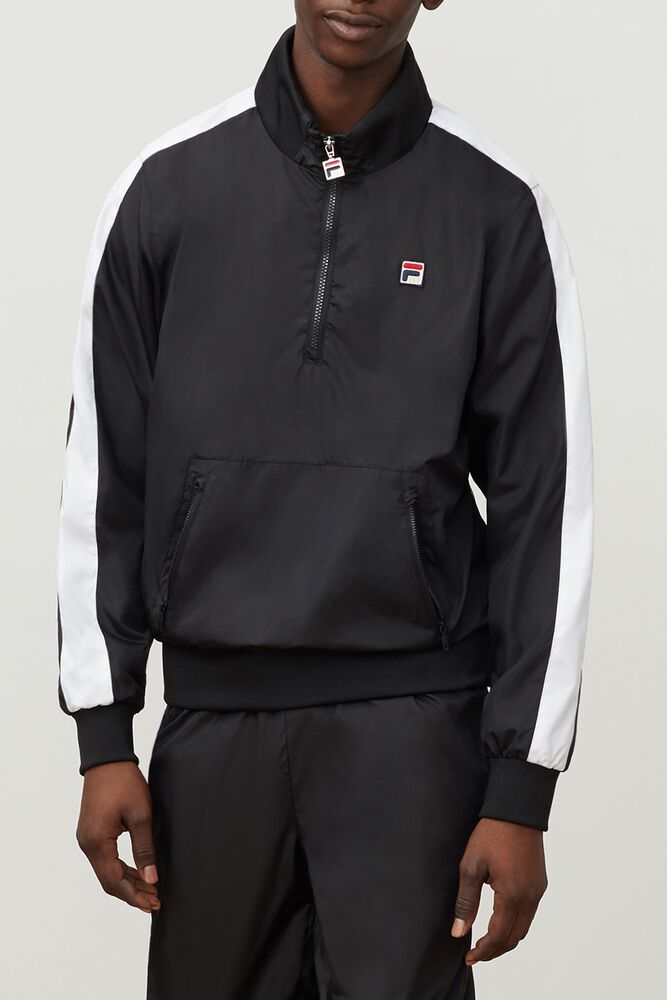 Hopper Windbreaker Blk/Wht Homme|OARS-71056939