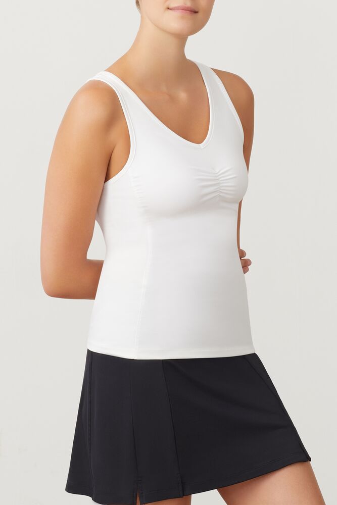 Racerback Tank Blanche Femme|SNMG-89543793