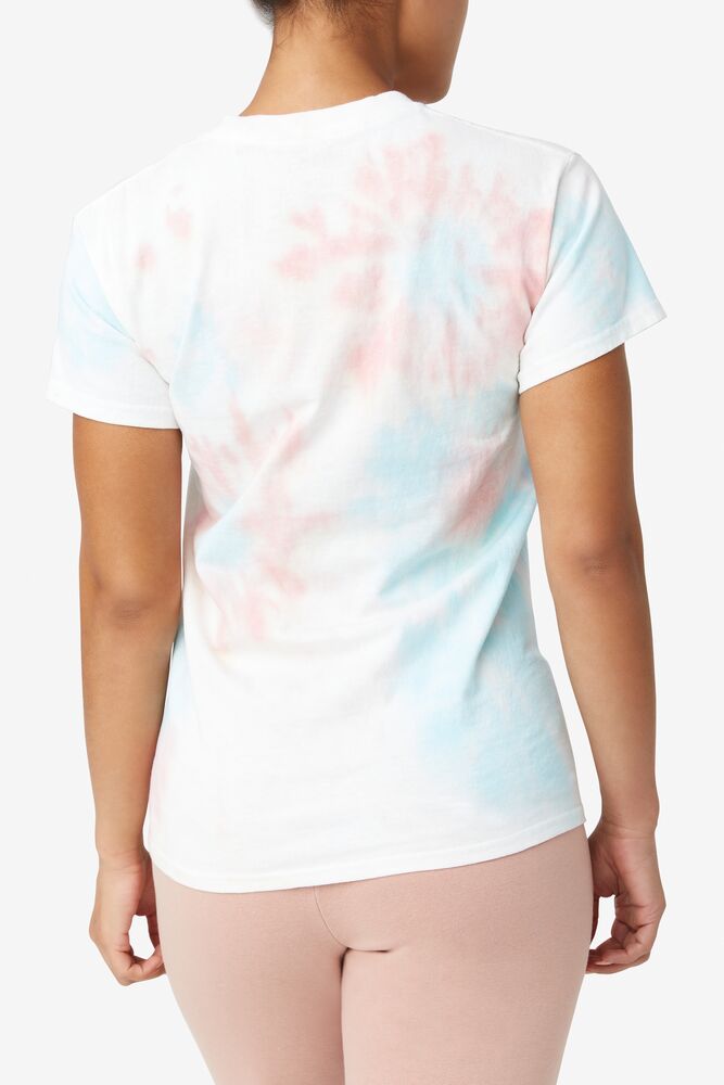 Tie Dye Stacked Logo Tee 099 Unisex|NSXR-54811232