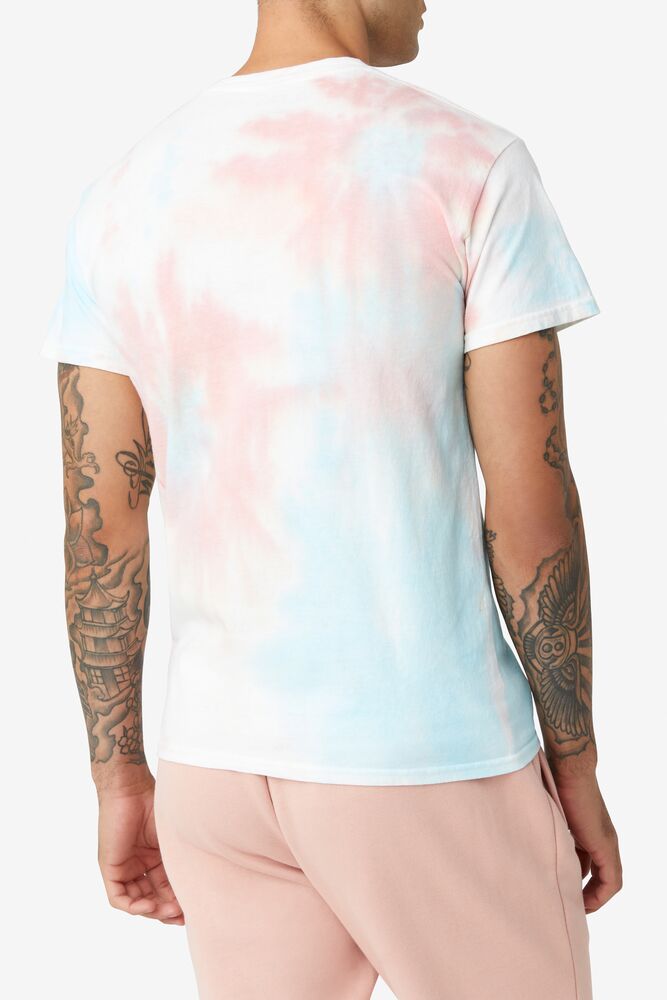 Tie Dye Stacked Logo Tee 099 Unisex|NSXR-54811232