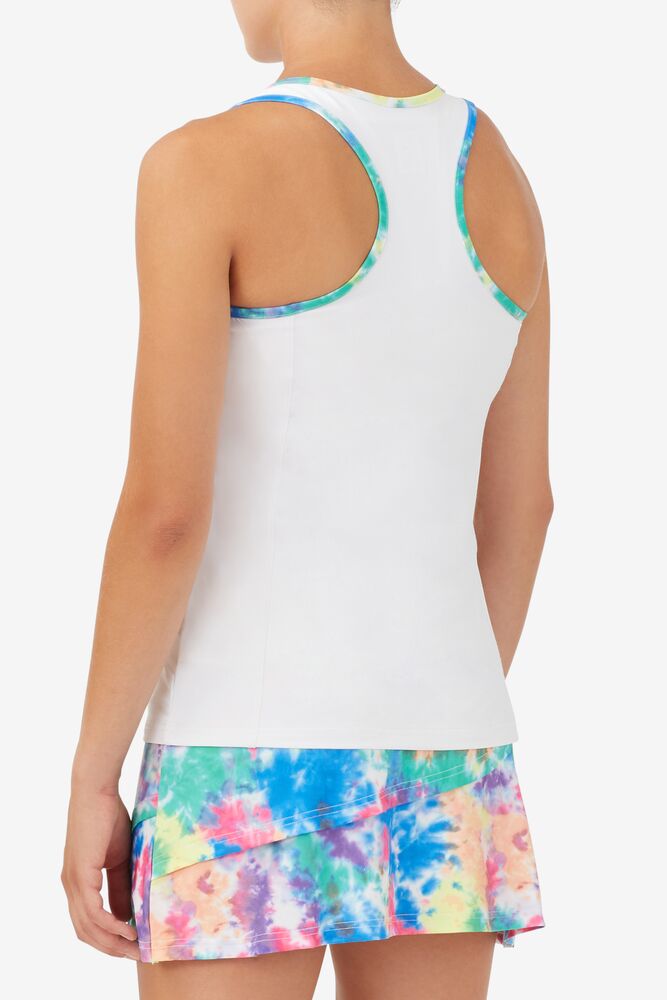 Top Spin Tie Dye Racerback Tank 103 Femme|TWOJ-44174787