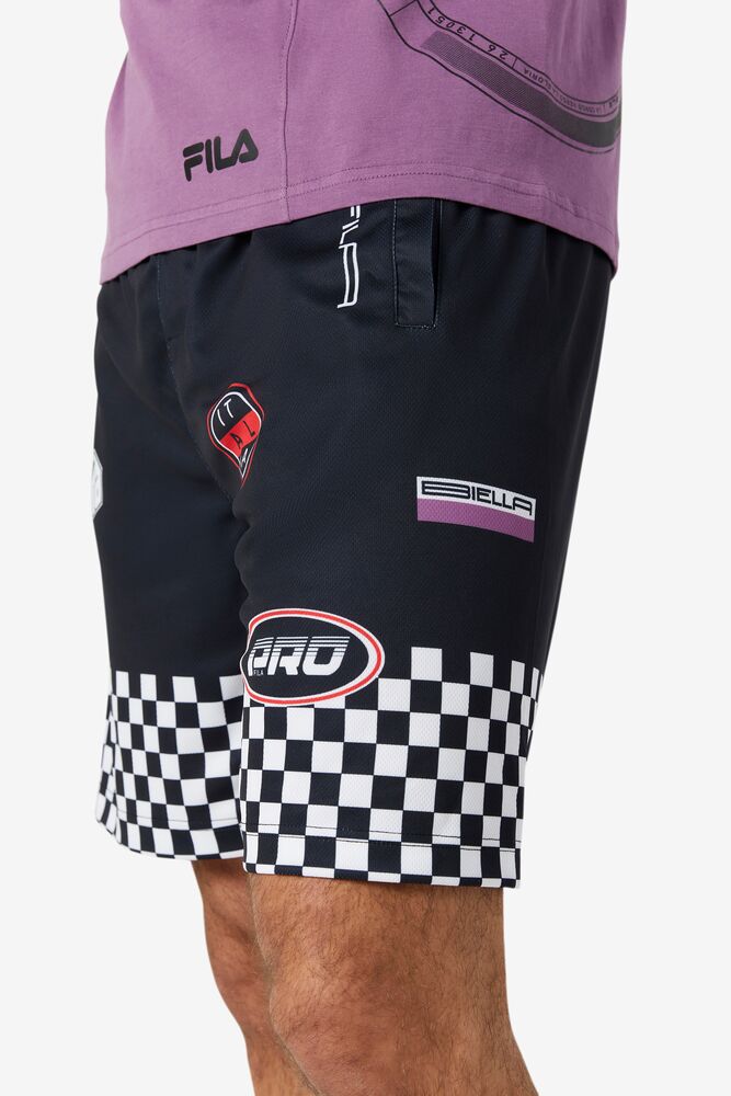 Exzone Checkered Shorts 001 Homme|QBIR-08300540