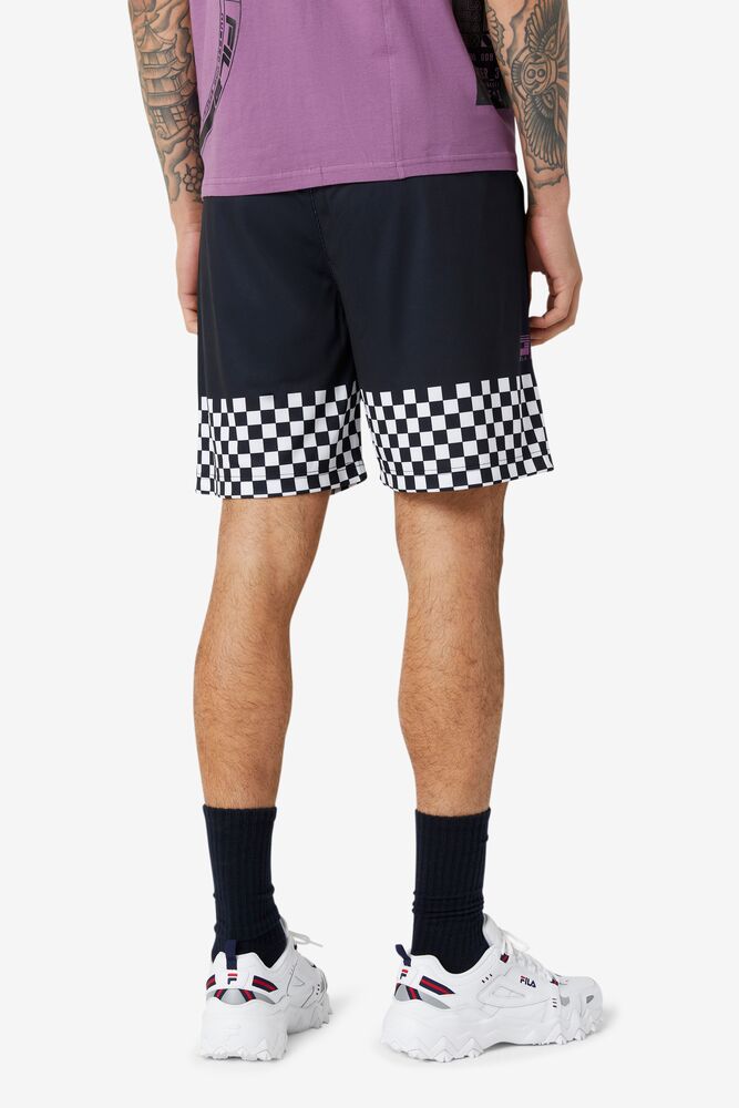 Exzone Checkered Shorts 001 Homme|QBIR-08300540