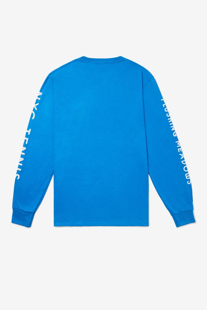 Nyc Long Sleeve Tennis Tee 451 Homme|UHOB-00849775