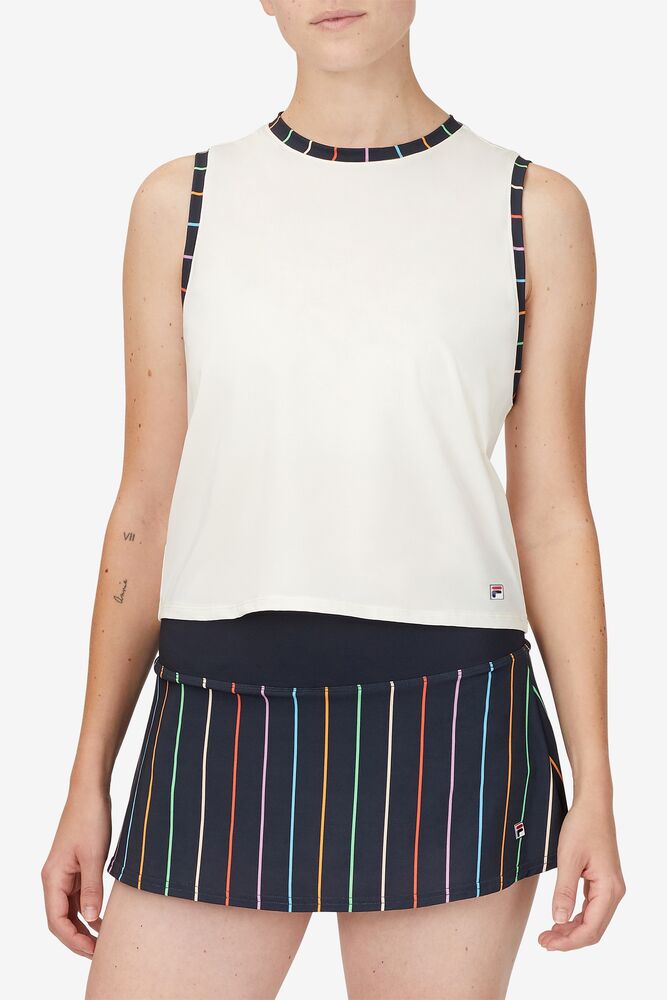 Cross Court Cropped Tank 139 Femme|AZCG-90124186