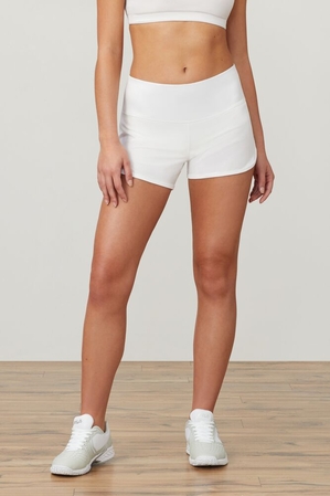 Essentials Stretch Woven Short Blanche Femme|XRKS-67045084