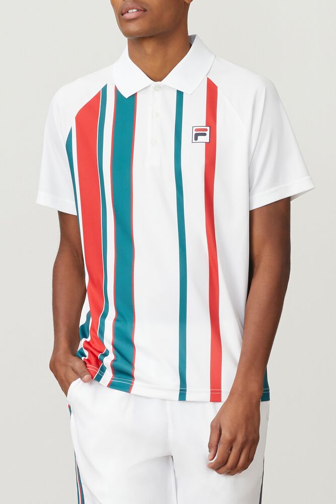 Legend Striped Printed Polo Homme|WXBV-56081571