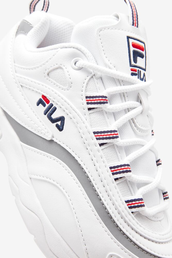 Fila Ray Wht/Fnvy/Msil Fila Femme|DHOA-22406129