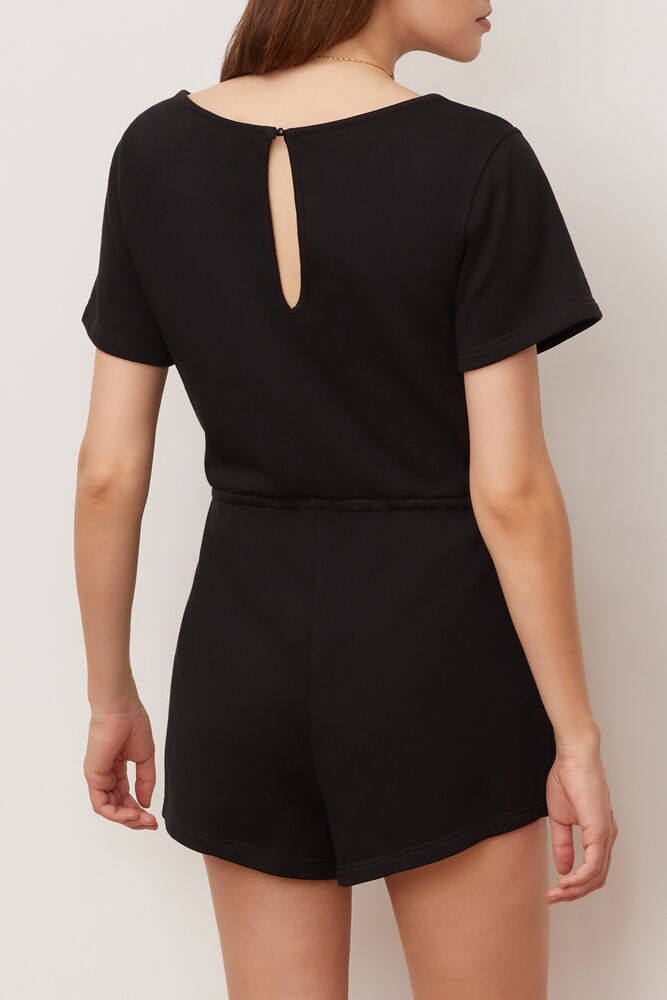 Delaney Romper Noir Fila Femme|GYBH-83067297