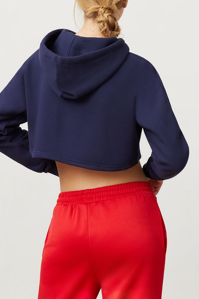 Alexa Zip Crop Sweat Capuche Femme|RLIM-44873230