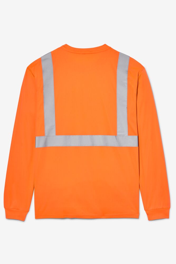 High Visibility Long Sleeve Work Chemise 801 Unisex|LUKR-91311816