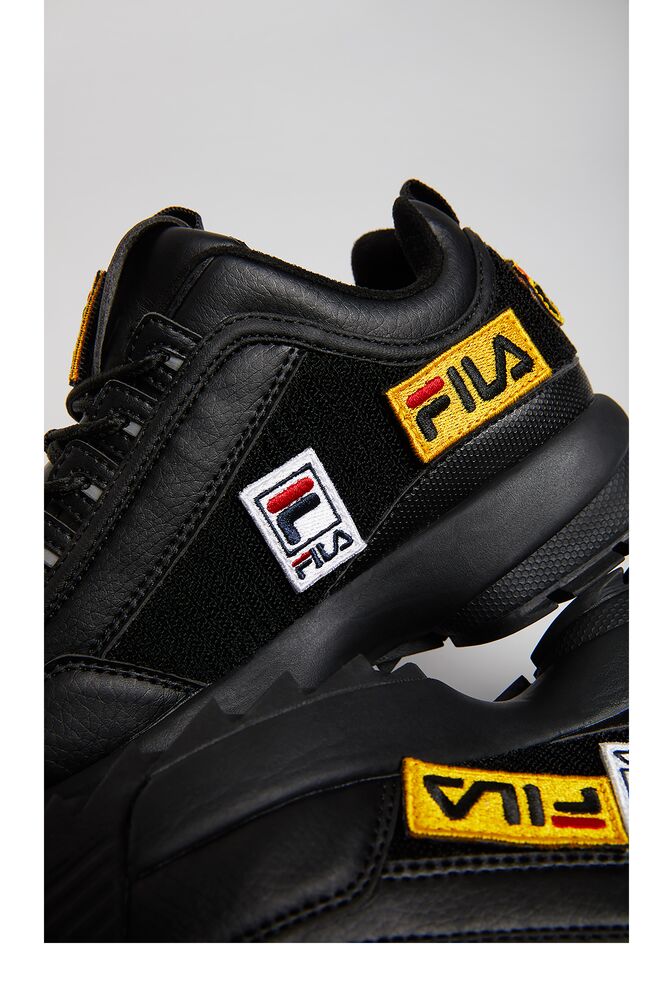 Fila Enfants Disruptor 2 Patches Blk/Blk/Blk Fila Enfants|ISCC-69048538