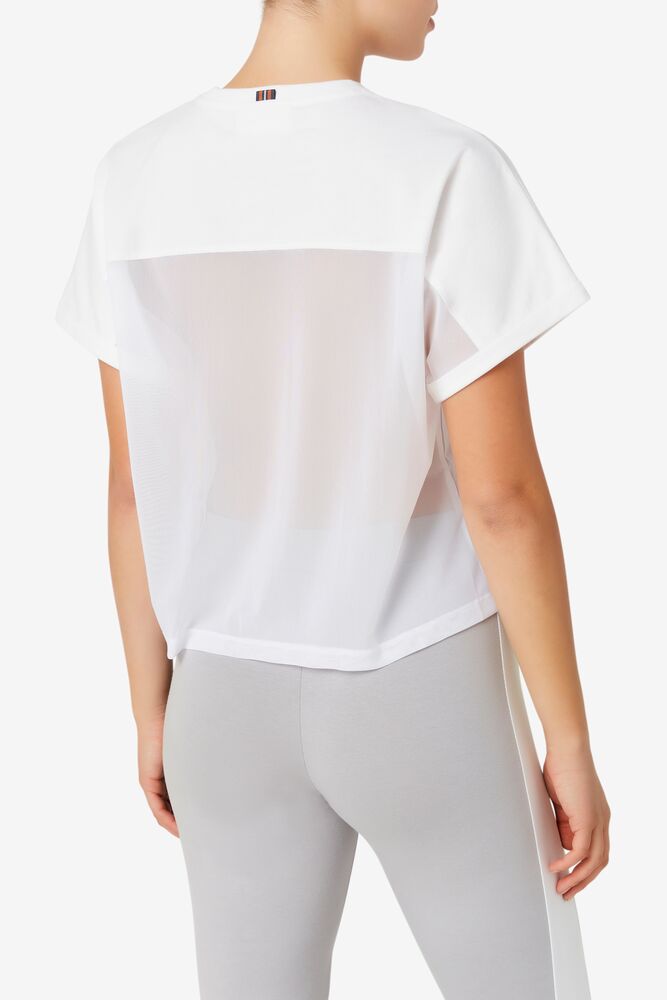 Amytis Mesh Panel Tee 100 Femme|ISPV-30028503