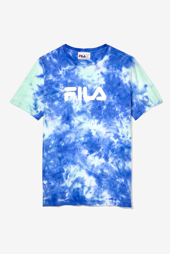 Tie Dye Fila Logo Tee 498 Homme|HXDB-99248599