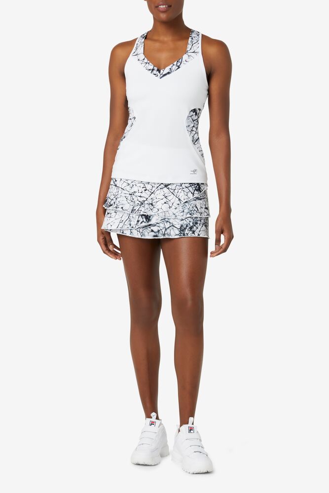 Pickleball Tiered Printed Skort 101 Femme|PRPL-70138788