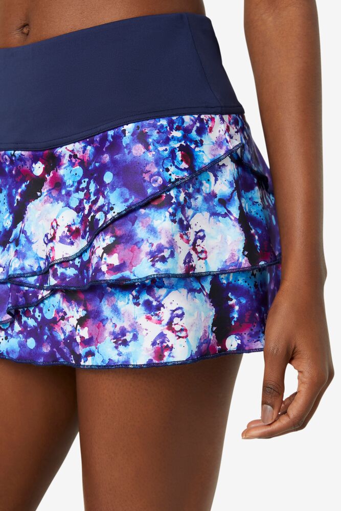 Pickleball Tiered Printed Skort 432 Femme|KANX-55502033