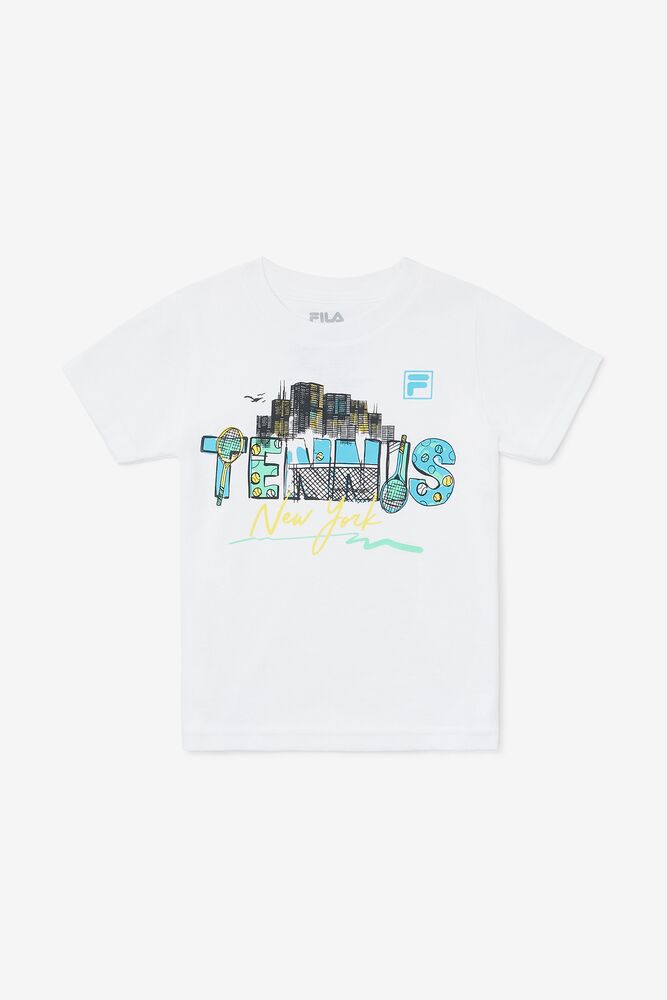 Fila Enfants Nyc Toddler Tennis Tee 100 Enfants|IVDM-19430130