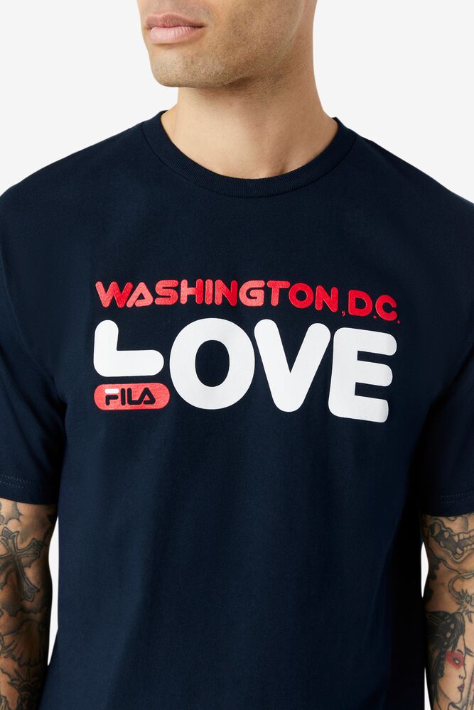 Washington D.C. Love Tee 410 Homme|OSVG-97404786