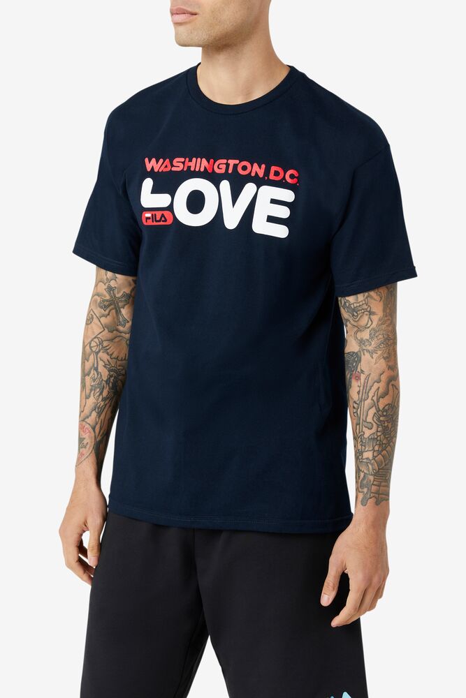 Washington D.C. Love Tee 410 Homme|OSVG-97404786