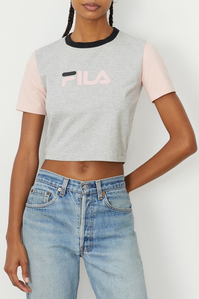 Anna Crop Tee Femme|EXON-41288365