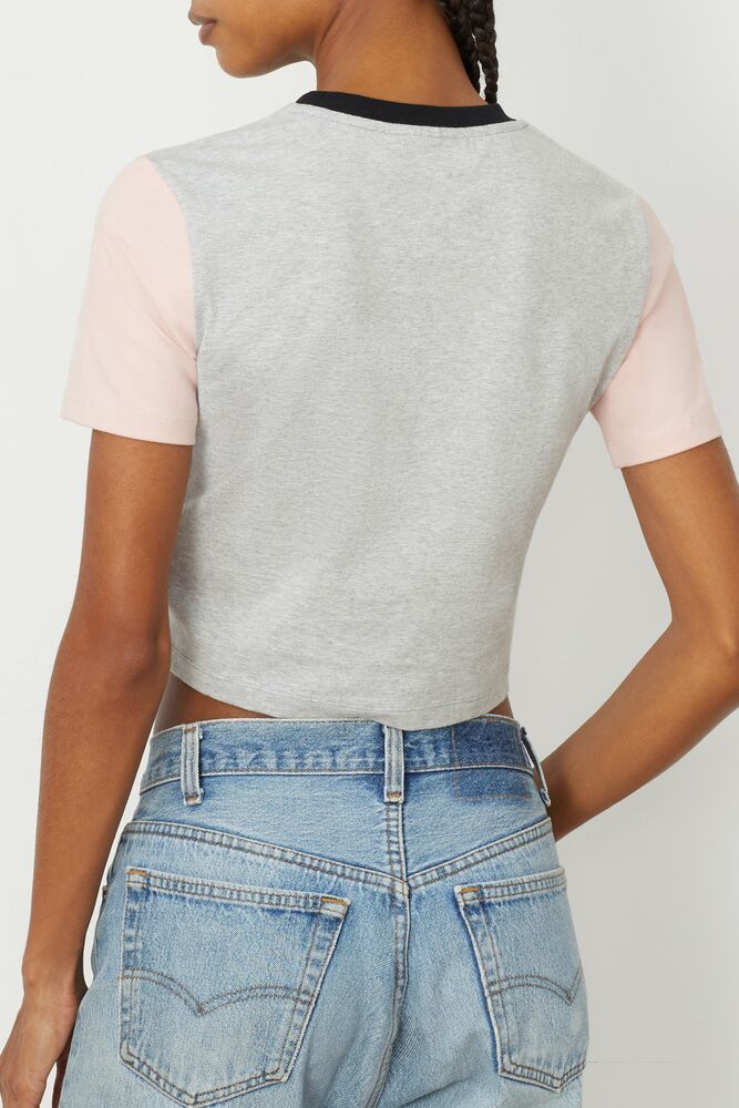 Anna Crop Tee Femme|EXON-41288365