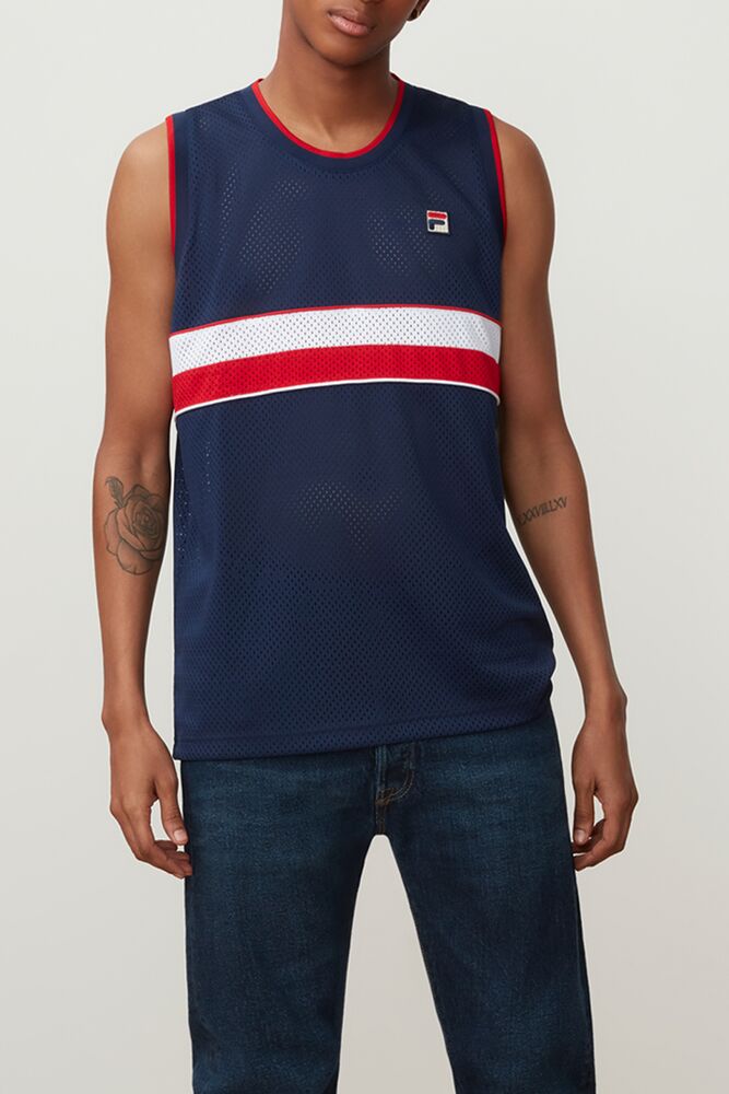 Founder Tank Peac/Cred/Wht Homme|BRNM-34660002