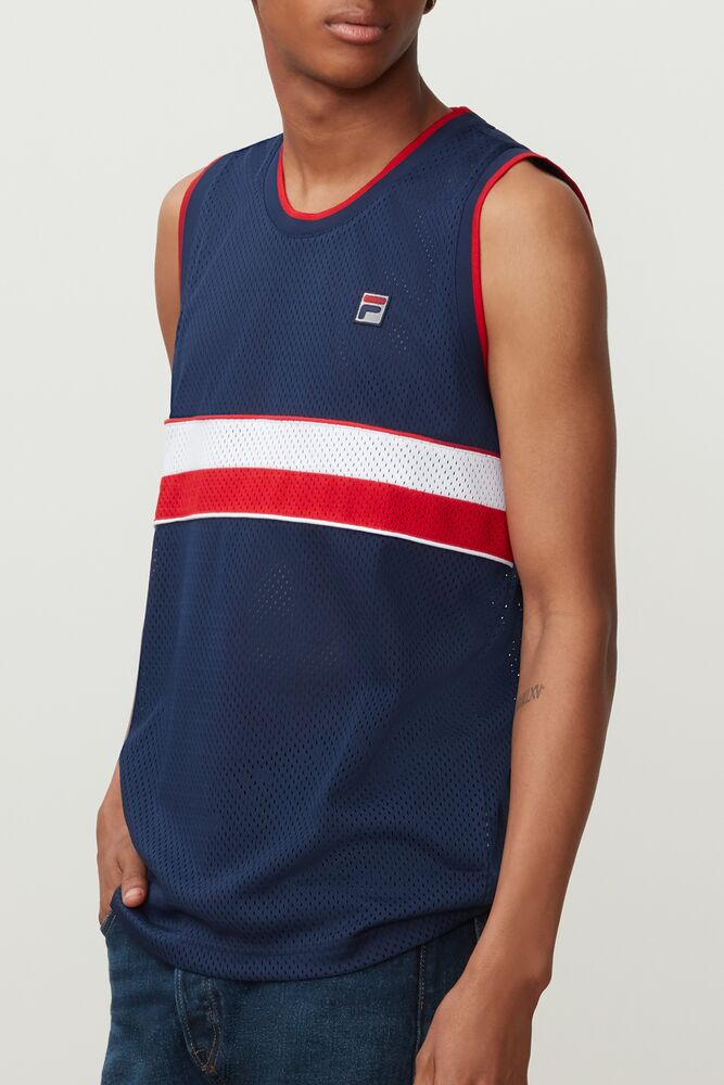 Founder Tank Peac/Cred/Wht Homme|BRNM-34660002