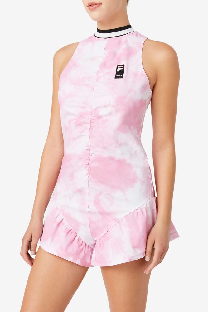 Msgm X Fila Tie Dye Romper 543 Femme|YWZY-25853962