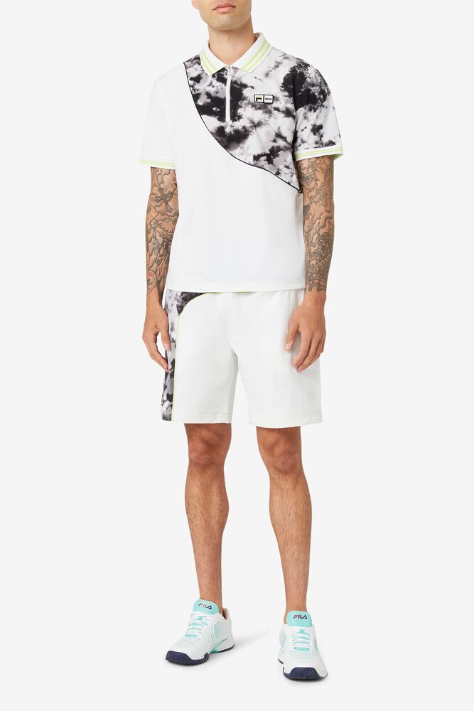 Msgm X Fila Printed Polo 001 Homme|NZBR-27583106