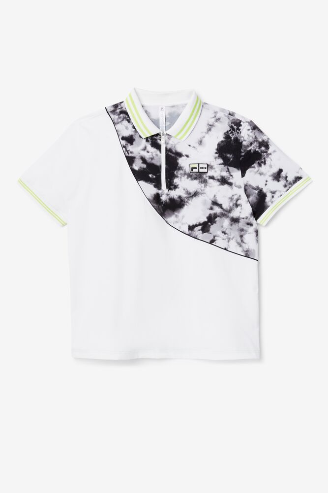 Msgm X Fila Printed Polo 001 Homme|NZBR-27583106