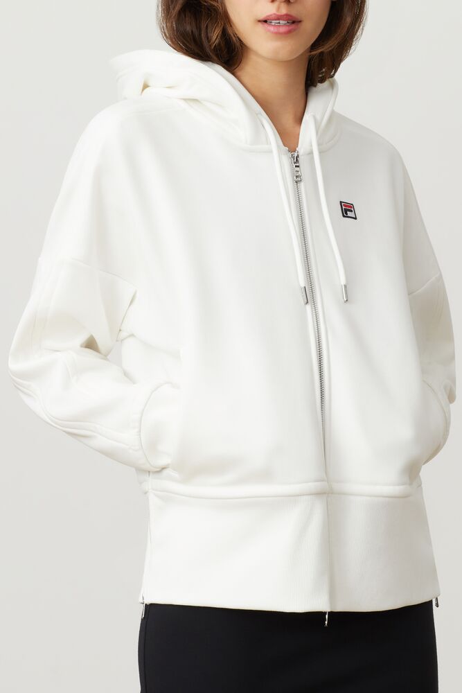 Fila Milano Knit Full-zip Sweat Capuche Femme|MSWJ-71413977